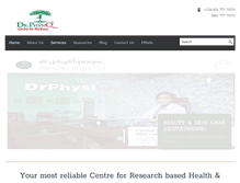Tablet Screenshot of drphysiq.com